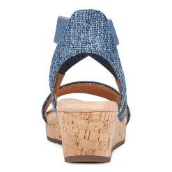 Online Easy Spirit Lorena Wedge Sandals Denim