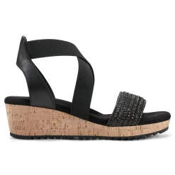 Best Easy Spirit Lorena Wedge Sandals Black