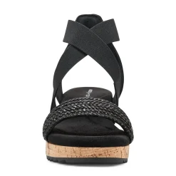 Best Easy Spirit Lorena Wedge Sandals Black