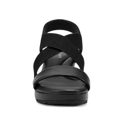 Easy Spirit Lucille Platform Wedge Sandals Black