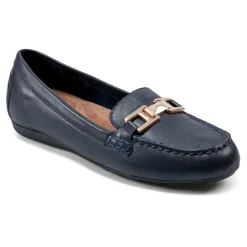 Online Easy Spirit Mallorie Casual Loafers NavyLeather