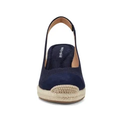 Easy Spirit Margie Platform Wedge Slingbacks DarkDenim