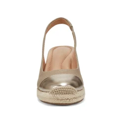 Discount Easy Spirit Margie Platform Wedge Slingbacks Gold