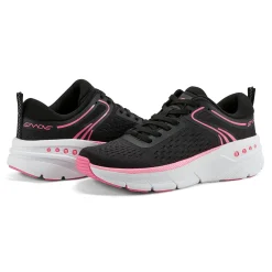 Discount Easy Spirit Maxine EMOVE Walking Shoes Black/Pink