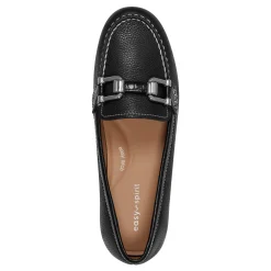 Hot Easy Spirit Megan Casual Loafers BlackLeather