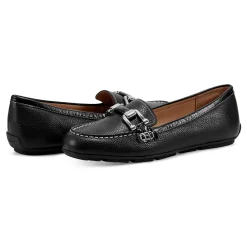 Hot Easy Spirit Megan Casual Loafers BlackLeather