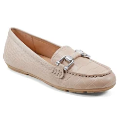 Discount Easy Spirit Megan Casual Loafers NaturalCroco