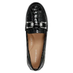 New Easy Spirit Megan Casual Loafers BlackPatentCroco