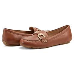 New Easy Spirit Megan Casual Loafers BrownLeather