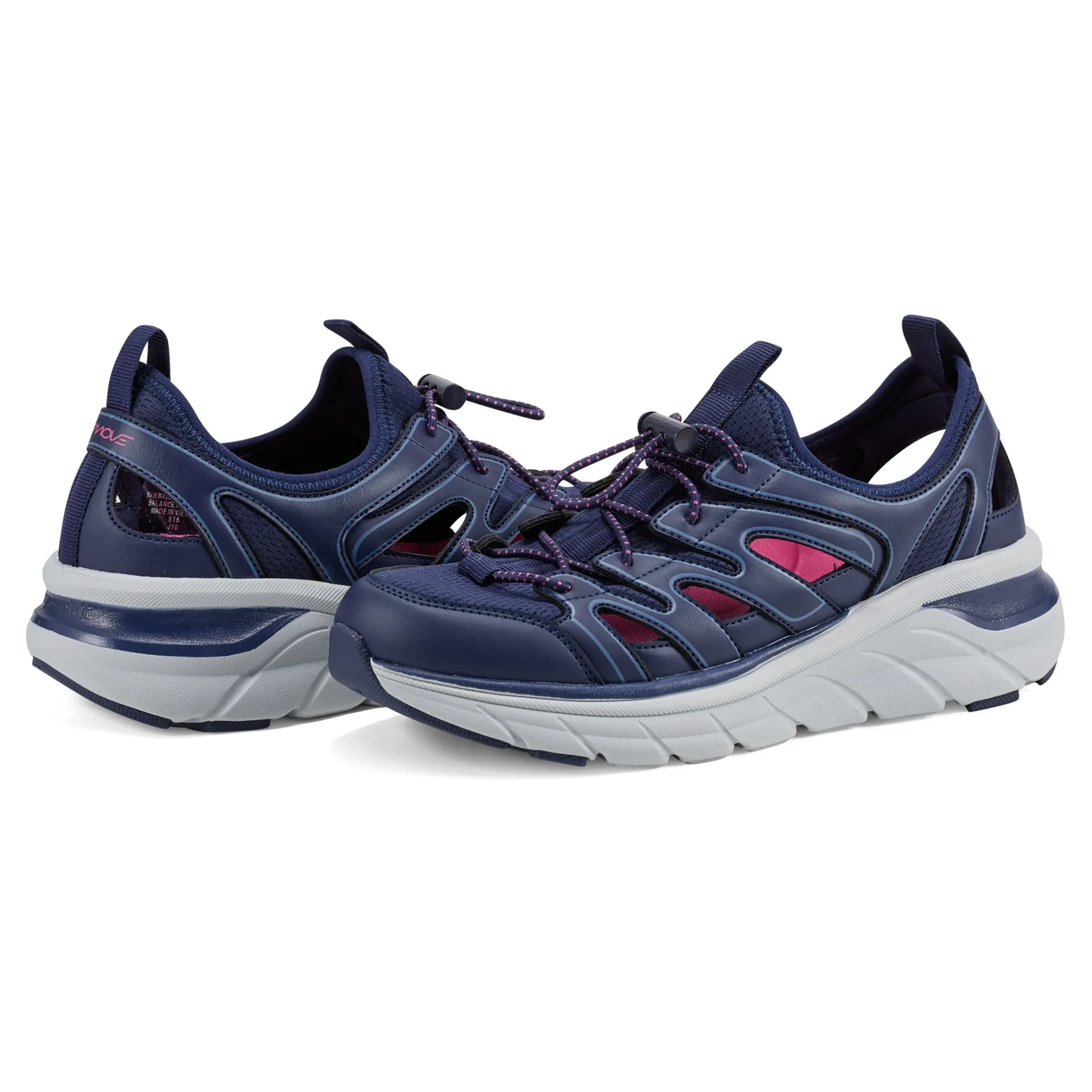 Easy Spirit Metri Slip On Walking Shoes Navy