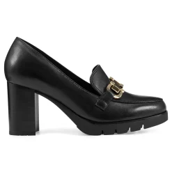 Outlet Easy Spirit Mirror Lug Sole Dress Pumps BlackLeather