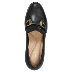 Outlet Easy Spirit Mirror Lug Sole Dress Pumps BlackLeather