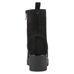 Easy Spirit Morgan Lug Sole Casual Booties BlackNubuckLeather