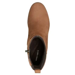 Clearance Easy Spirit Morgan Lug Sole Casual Booties TanNubuckLeather