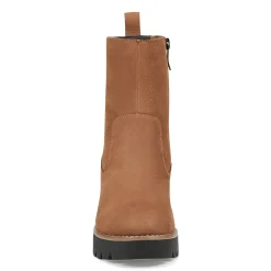 Clearance Easy Spirit Morgan Lug Sole Casual Booties TanNubuckLeather
