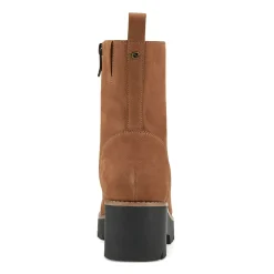 Clearance Easy Spirit Morgan Lug Sole Casual Booties TanNubuckLeather