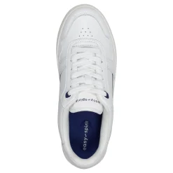 Easy Spirit Onyx Lace Up Platform Walking Shoes WhiteNavy