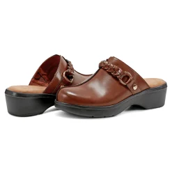 Discount Easy Spirit Paxton Casual Clogs Brown