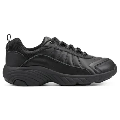 New Easy Spirit Punter Athletic Shoes BlackLeather