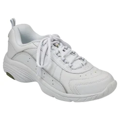 Best Easy Spirit Punter Athletic Shoes WhiteGreyLeather