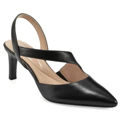 Best Easy Spirit Recruit Slingback Pumps BlackLeather