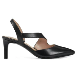 Best Easy Spirit Recruit Slingback Pumps BlackLeather