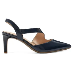 Online Easy Spirit Recruit Slingback Pumps DarkBluePatent