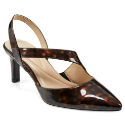 Outlet Easy Spirit Recruit Slingback Pumps BrownCroco