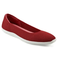 Outlet Easy Spirit Rhyan Washable Eco Knit Flats Red