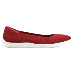 Outlet Easy Spirit Rhyan Washable Eco Knit Flats Red