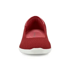 Outlet Easy Spirit Rhyan Washable Eco Knit Flats Red