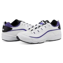 Sale Easy Spirit Romy Walking Shoes White/Purple
