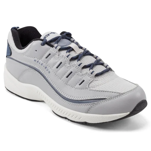 Easy Spirit Romy Walking Shoes GreyLeather