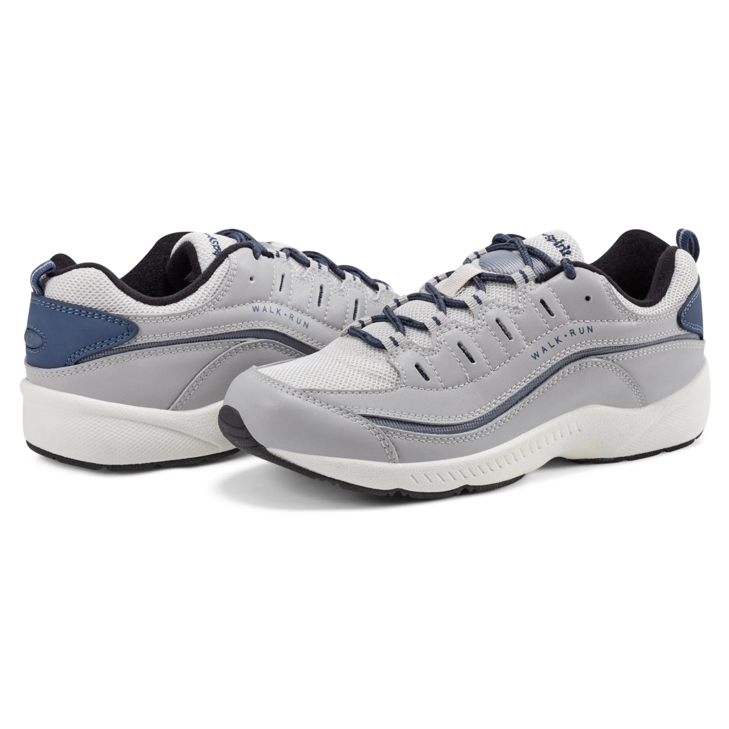 Easy Spirit Romy Walking Shoes GreyLeather
