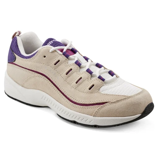 Clearance Easy Spirit Romy Walking Shoes NaturalSuede