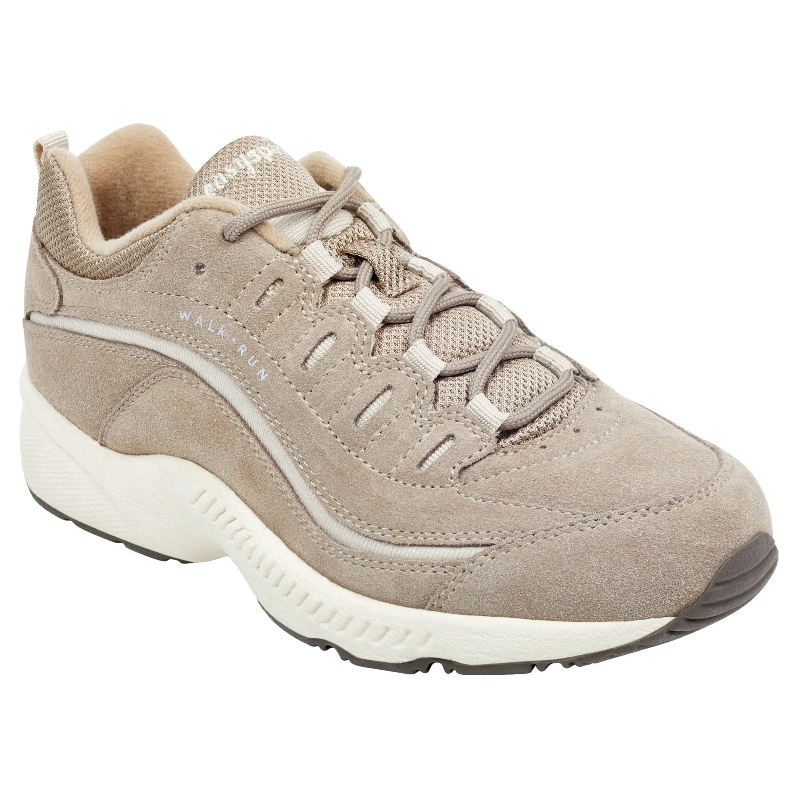 Clearance Easy Spirit Romy Walking Shoes MediumTaupeSuede