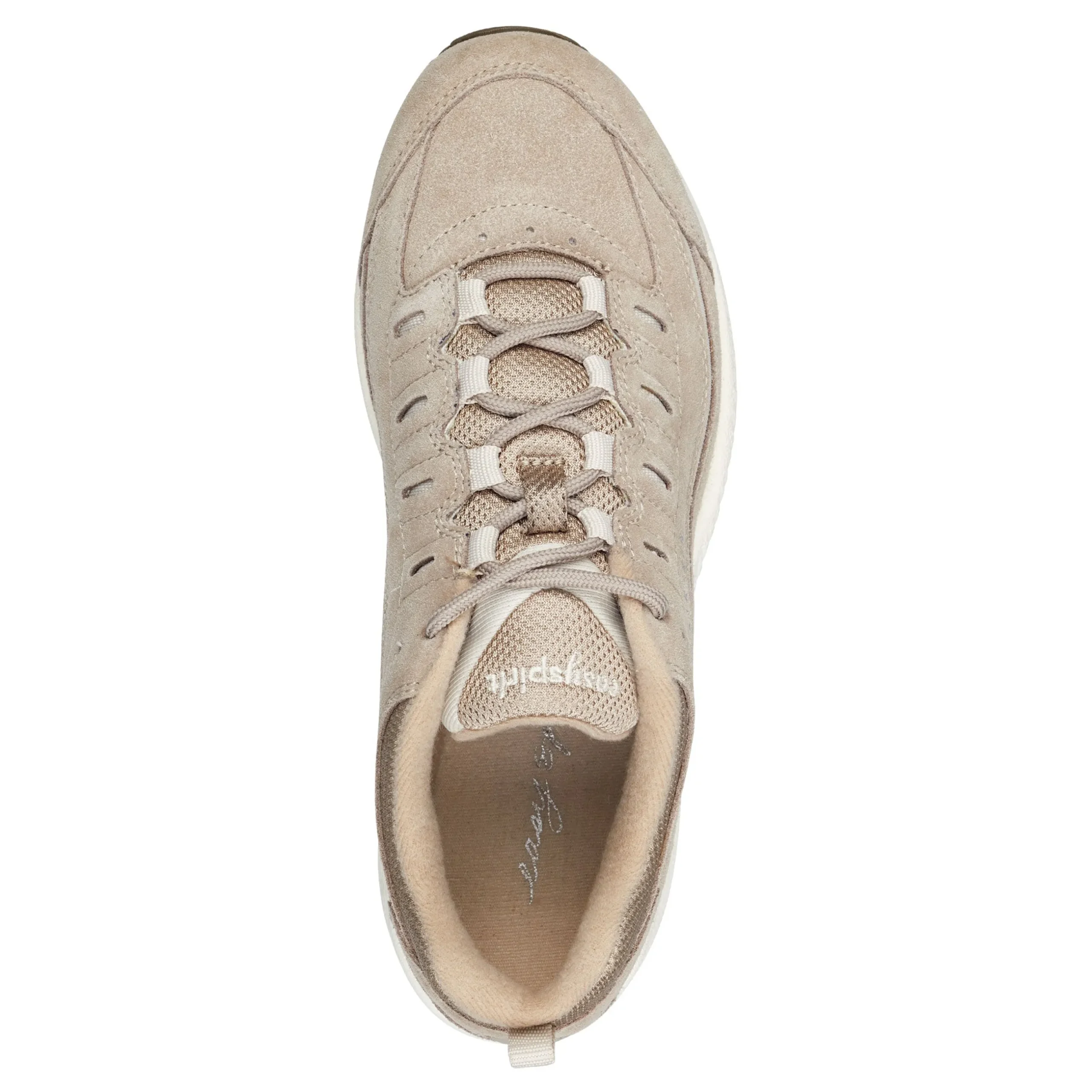 Clearance Easy Spirit Romy Walking Shoes MediumTaupeSuede