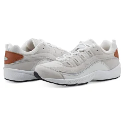 Online Easy Spirit Romy Walking Shoes WhiteSuede