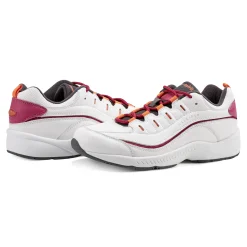Discount Easy Spirit Romy Walking Shoes WhiteMulti