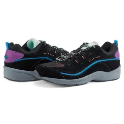 Easy Spirit Romy Walking Shoes Black/Blue/Orange