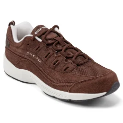 Online Easy Spirit Romy Walking Shoes ChocolateBrownSuede