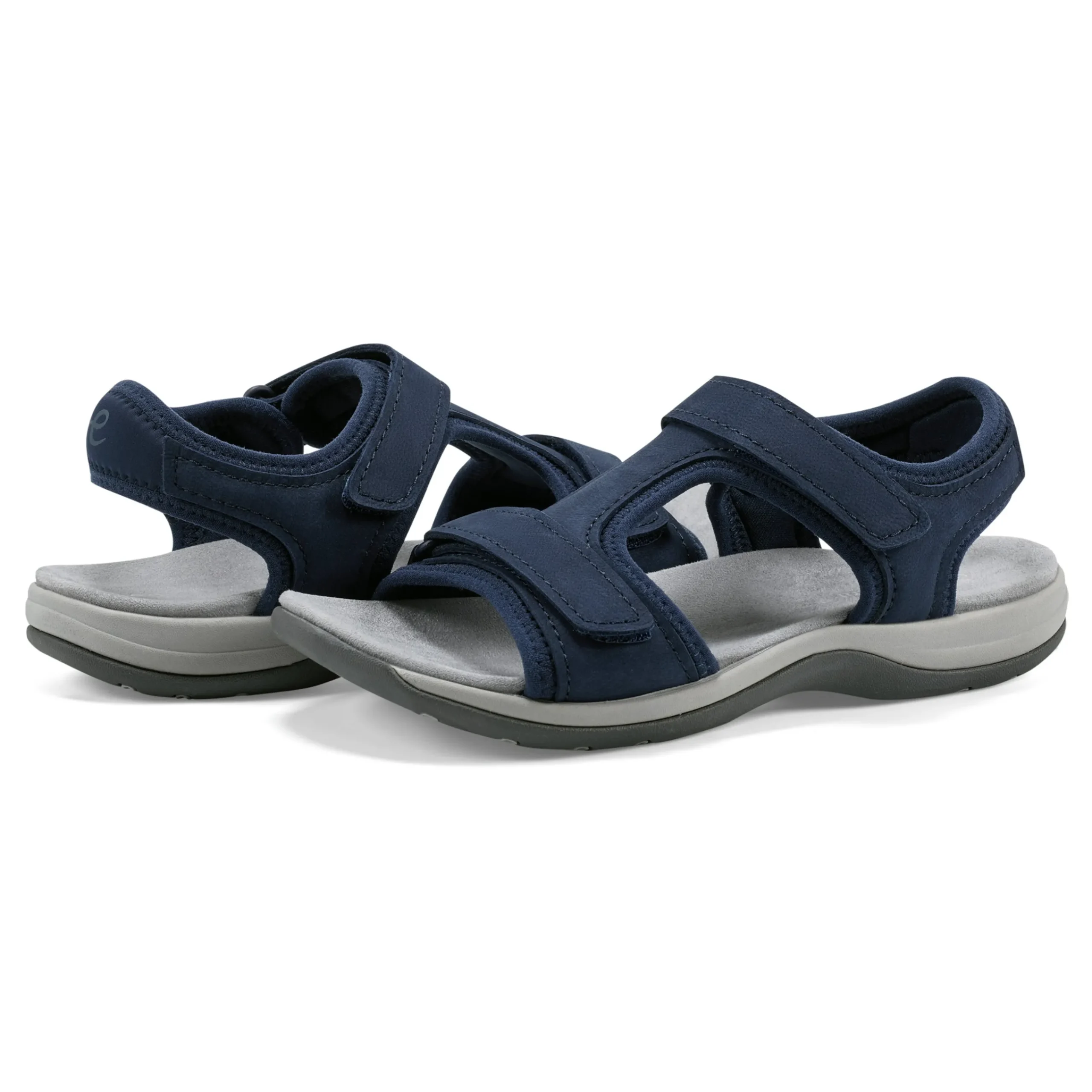 Hot Easy Spirit Saffy Flat Sandals DarkBlue