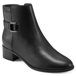 Sale Easy Spirit Sahara Casual Booties BlackLeather
