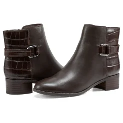 Easy Spirit Sahara Casual Booties BrownLeather