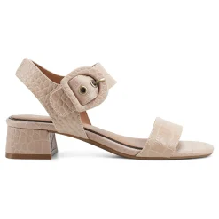 Easy Spirit Selina Heeled Sandals NaturalCroco