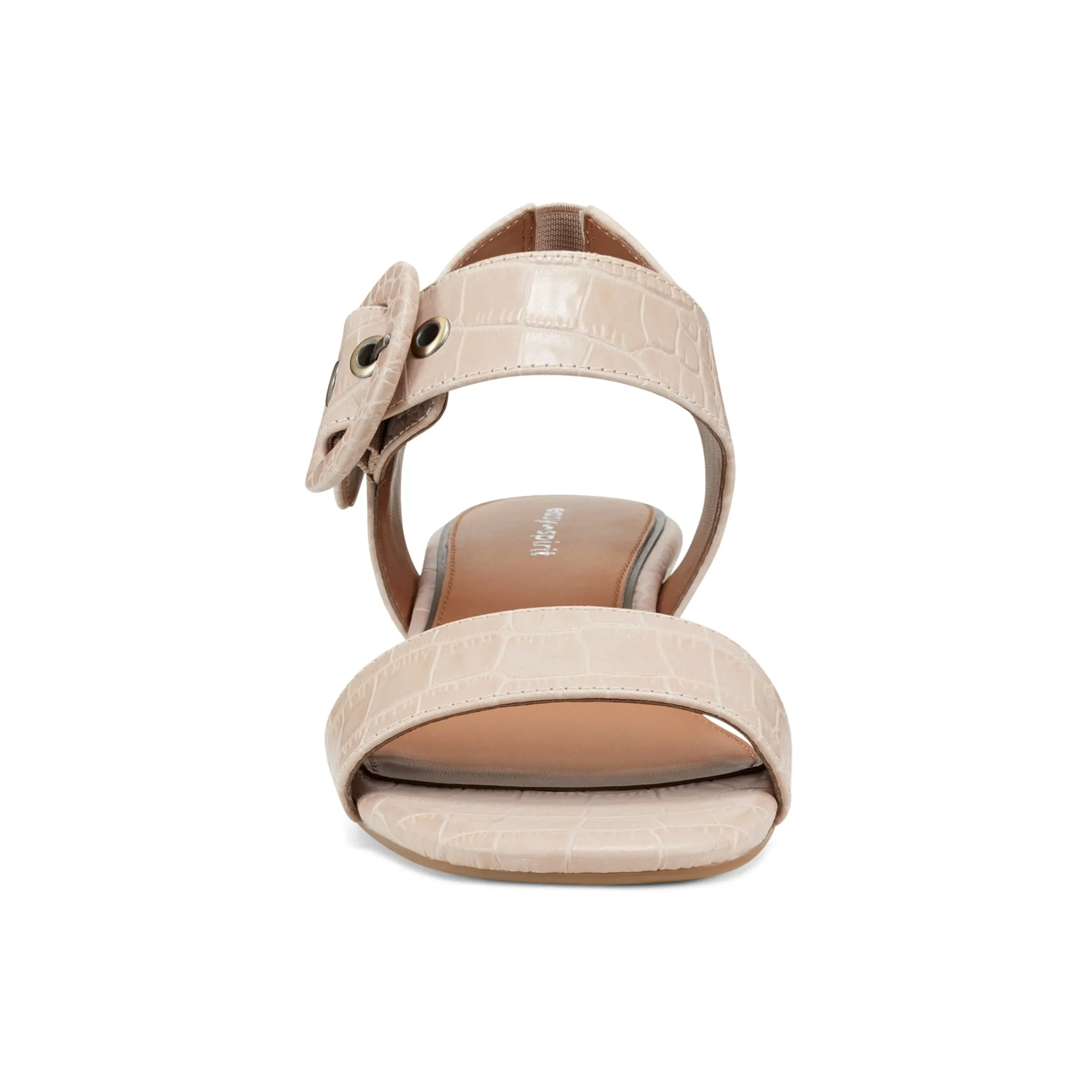 Easy Spirit Selina Heeled Sandals NaturalCroco