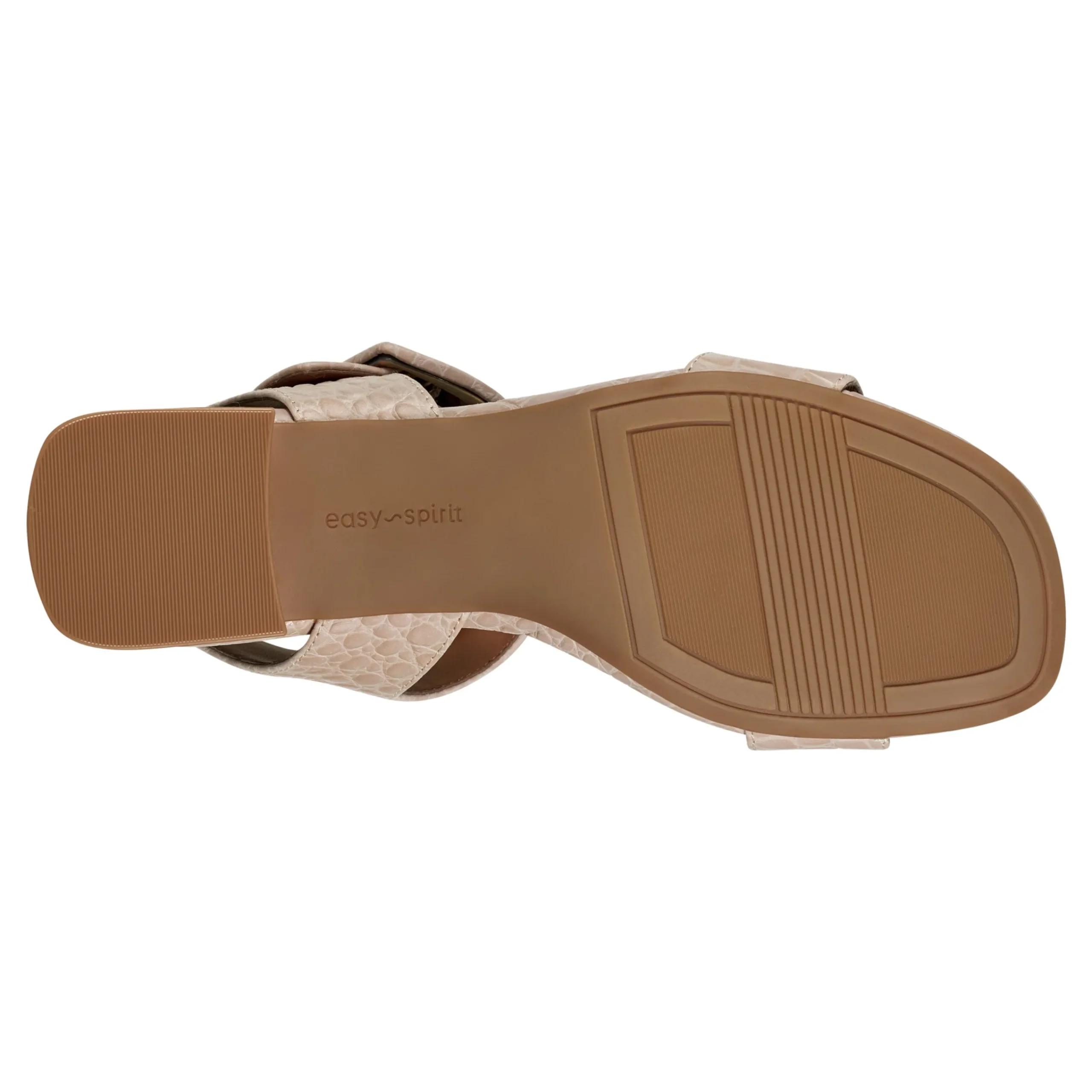 Easy Spirit Selina Heeled Sandals NaturalCroco