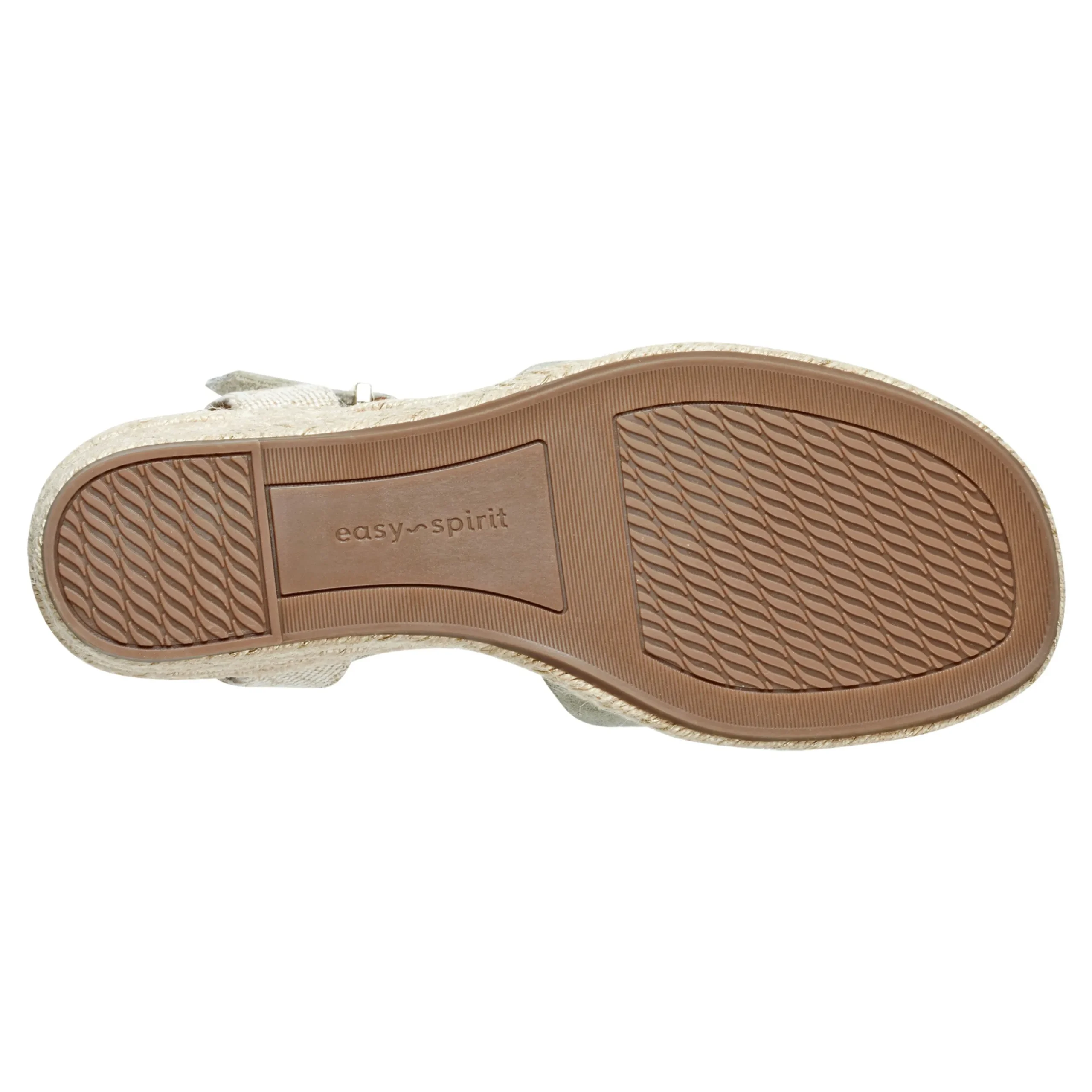 Online Easy Spirit Shandra Wedge Sandals LightGreenSuede