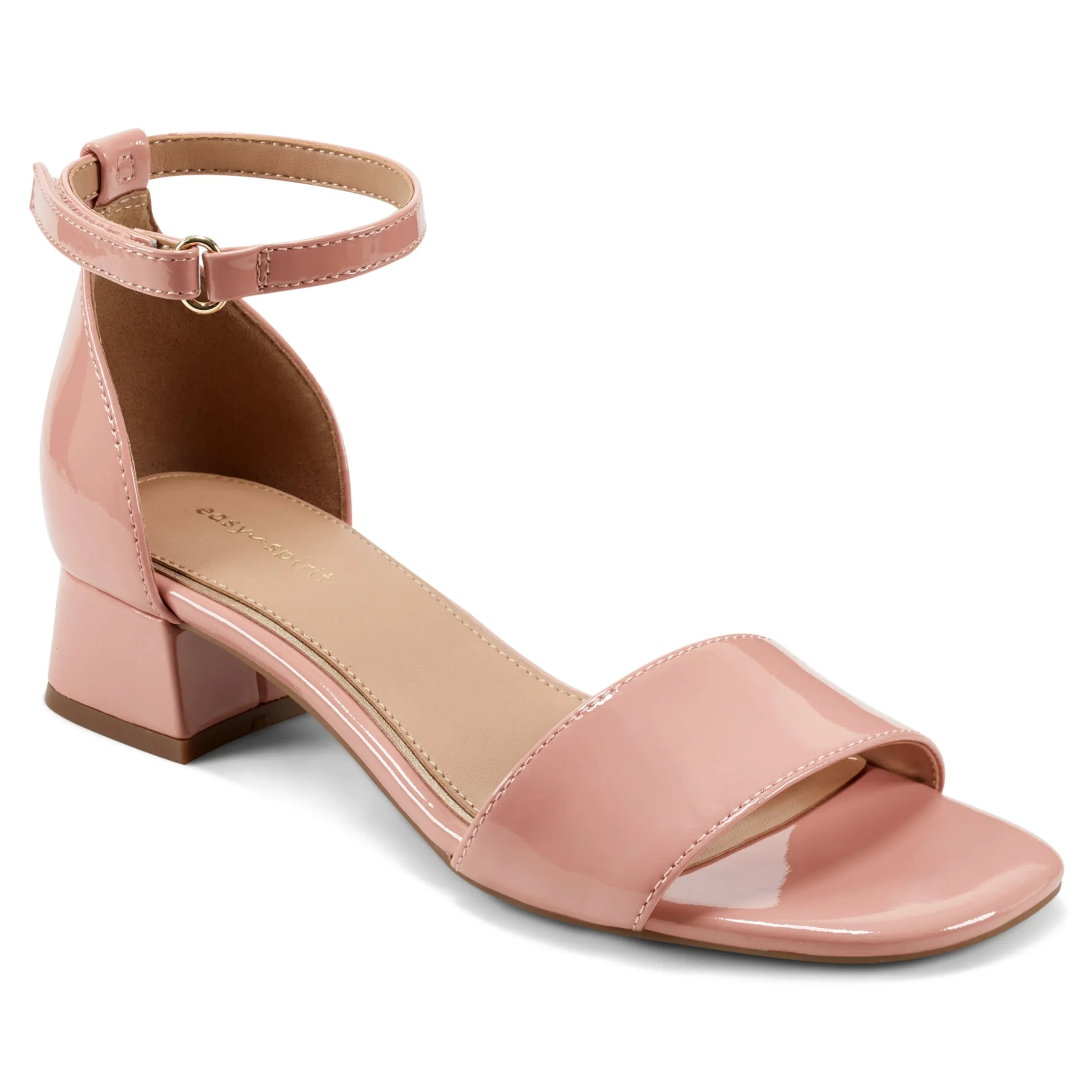 Online Easy Spirit Sheila Block Heel Dress Sandals PinkPatent