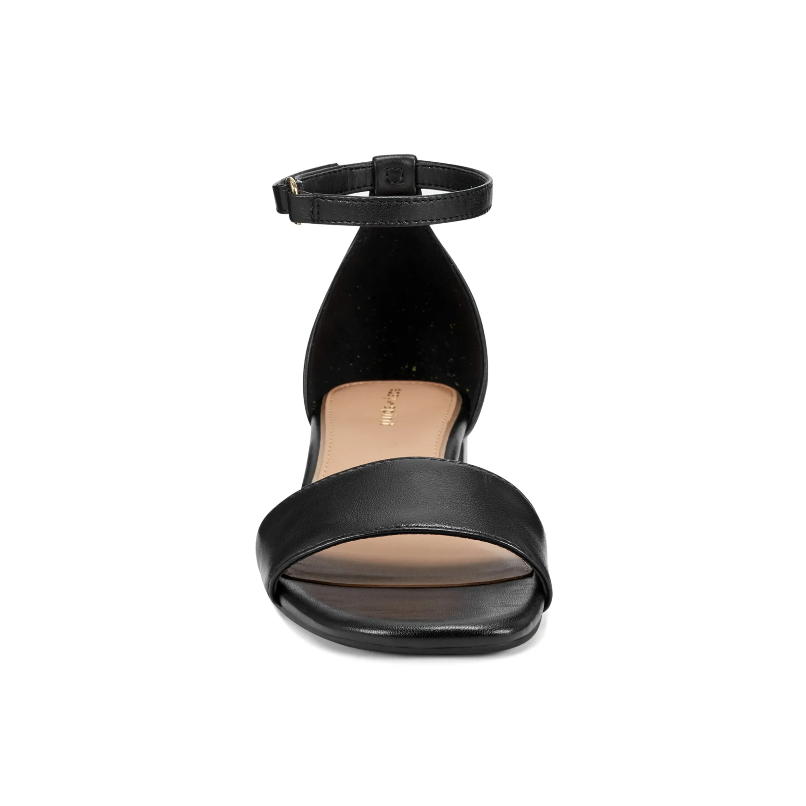 New Easy Spirit Sheila Block Heel Dress Sandals BlackLeather